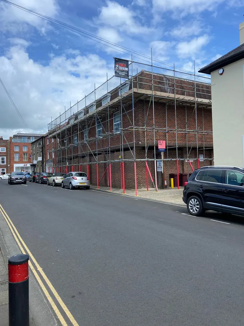 Site alterations — working platform handover